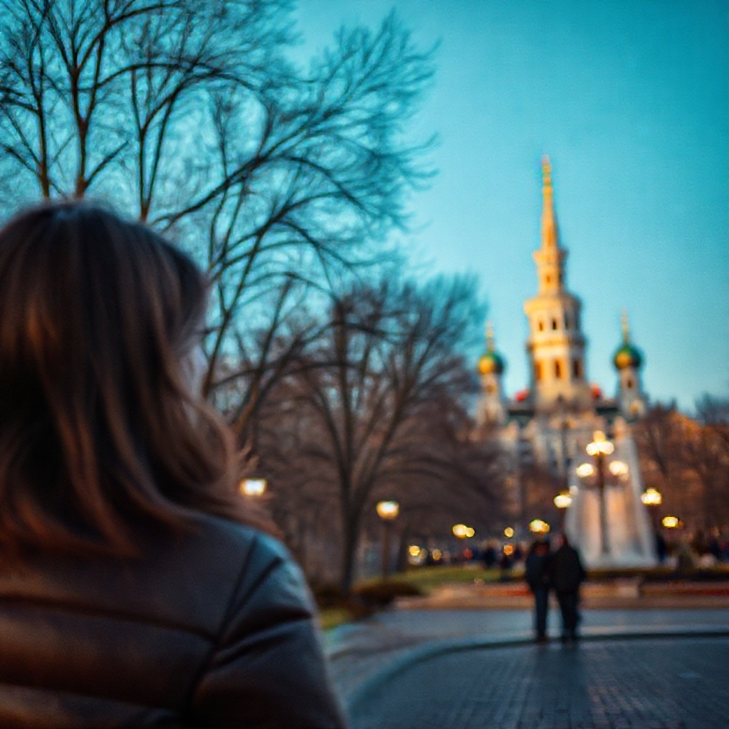 Тёплые слова в парке Горького, Москва